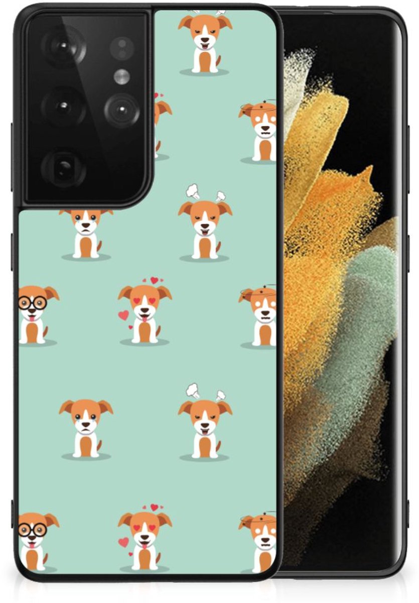 Samsung Galaxy S21 Ultra Dierenprint Telefoonhoesje Pups