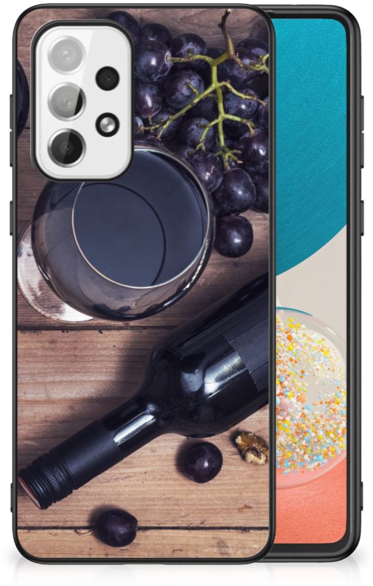 Samsung Galaxy A73 Back Cover Hoesje Wijn