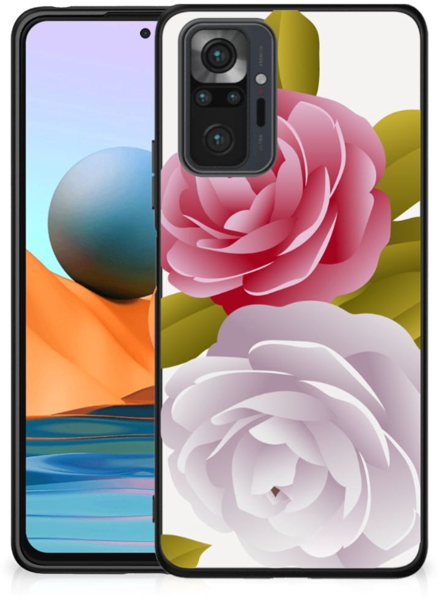 Xiaomi Redmi Note 10 Pro Bloemen Hoesje Roses