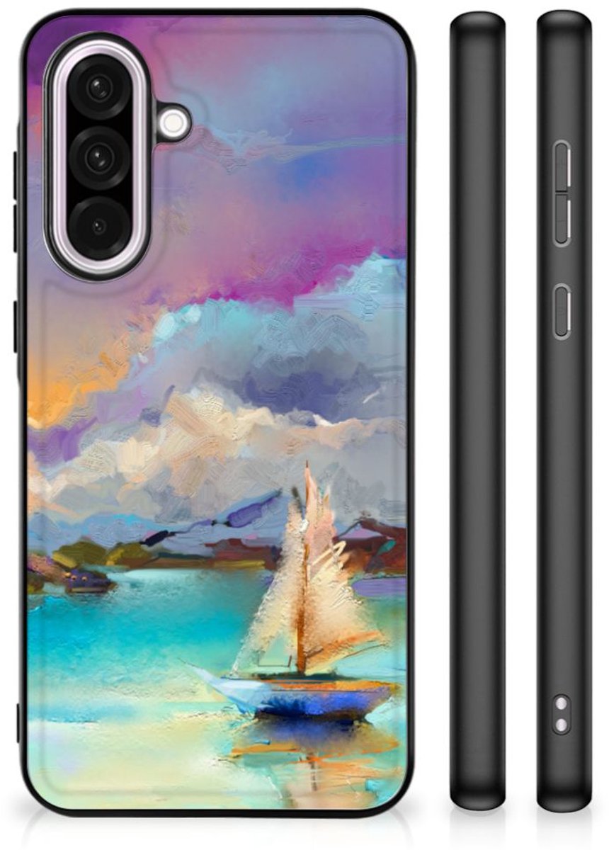 Kleurrijke Telefoonhoesje Samsung Galaxy A56 Boat