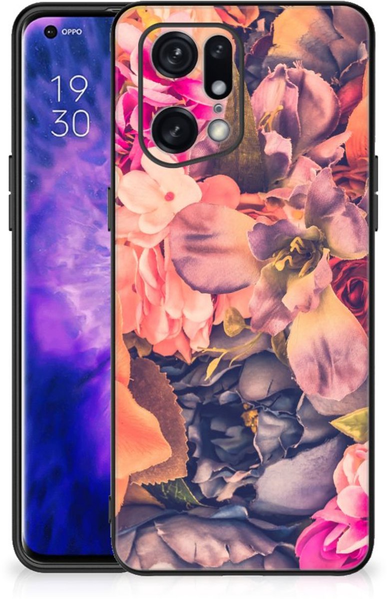 OPPO Find X5 Pro Bloemen Hoesje Bosje Bloemen