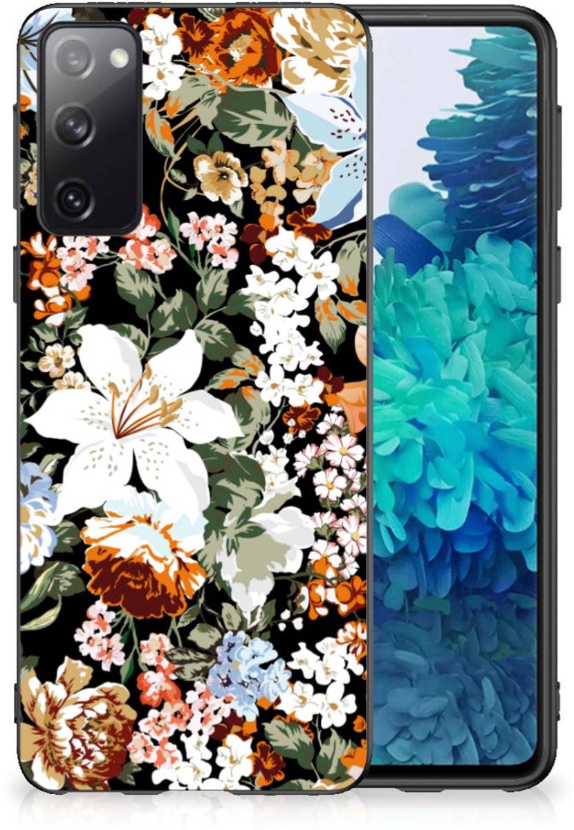 Skin Case voor Samsung Galaxy S20 Dark Flowers