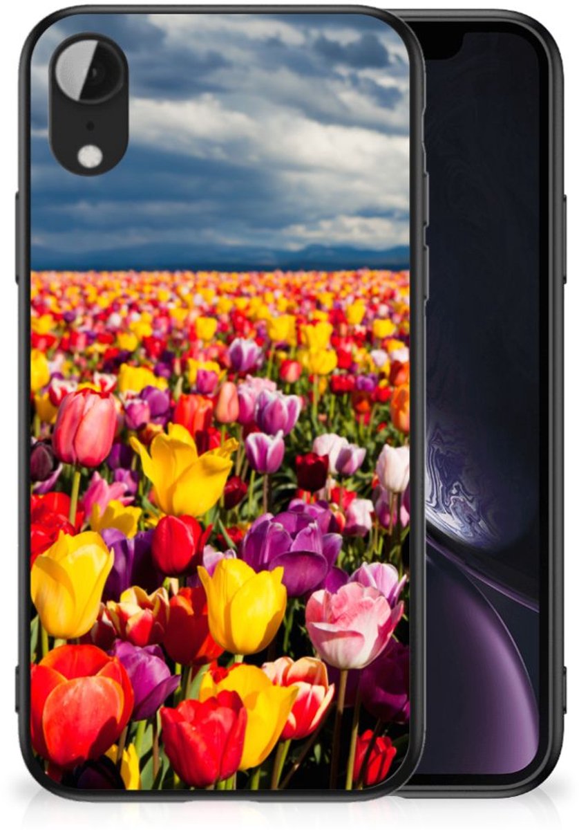 Apple iPhone XR Bloemen Hoesje Tulpen