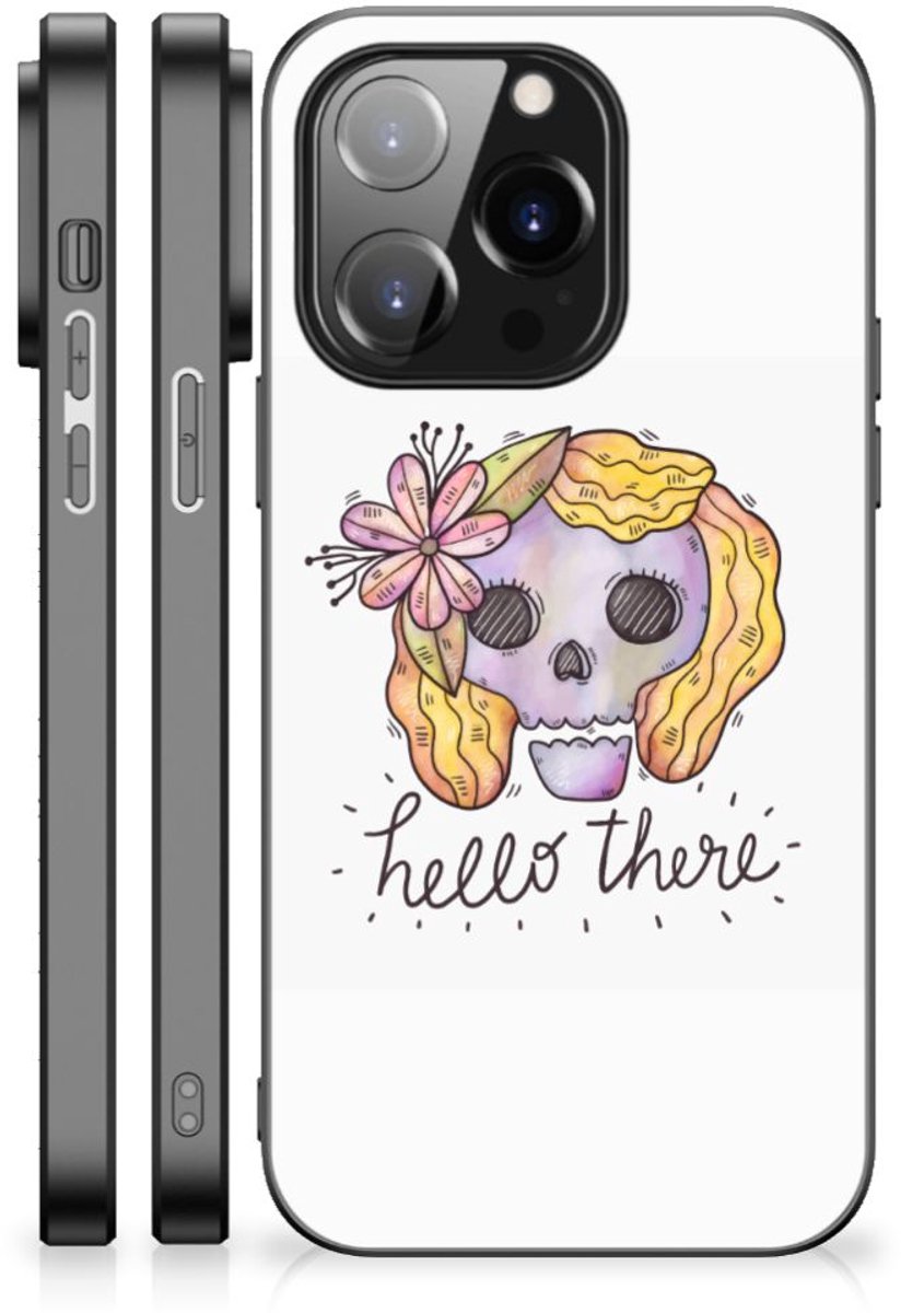Telefoonhoesje iPhone 14 Pro Boho Skull