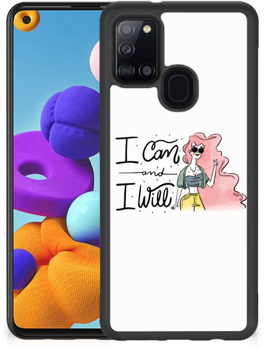 Samsung Galaxy A21s Bumper Hoesje i Can