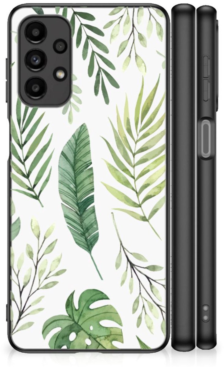 Samsung Galaxy A13 4G Bloemen Hoesje Leaves
