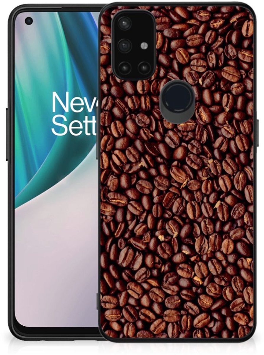 OnePlus Nord N10 5G Back Cover Hoesje Koffiebonen