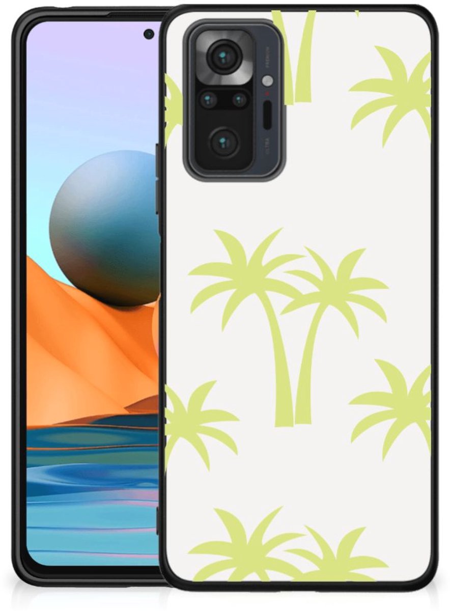Xiaomi Redmi Note 10 Pro Bloemen Hoesje Palmtrees