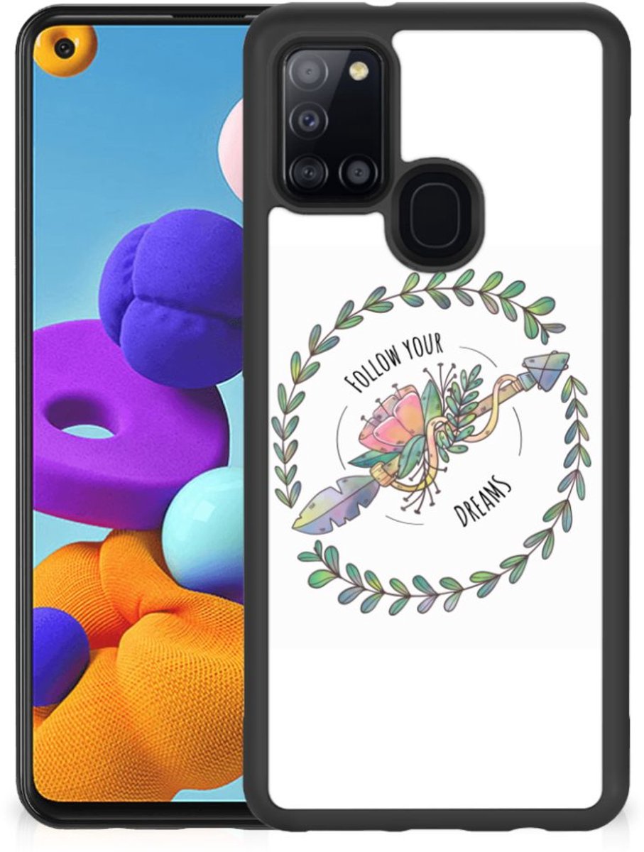 Samsung Galaxy A21s Bumper Hoesje Boho Dreams