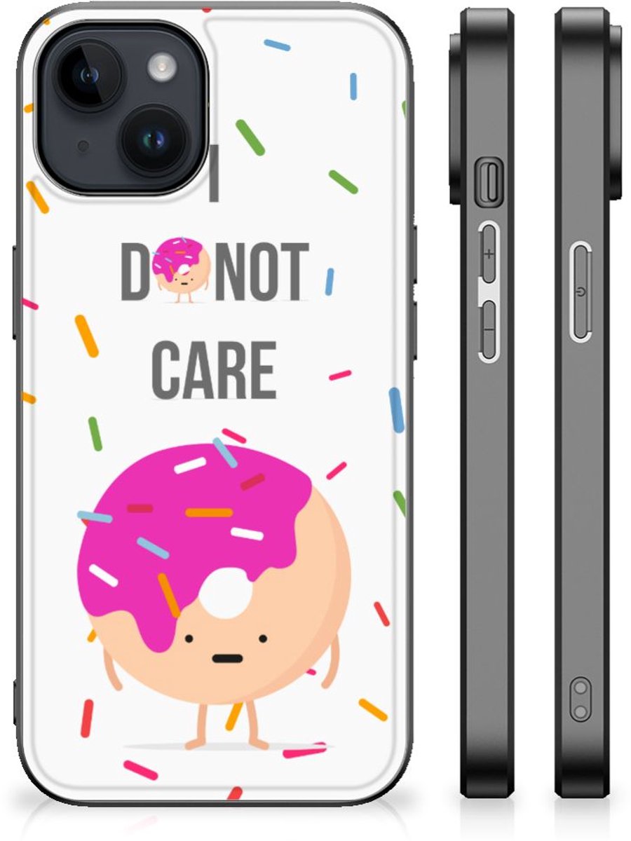 iPhone 15 Plus Back Cover Hoesje Donut Roze