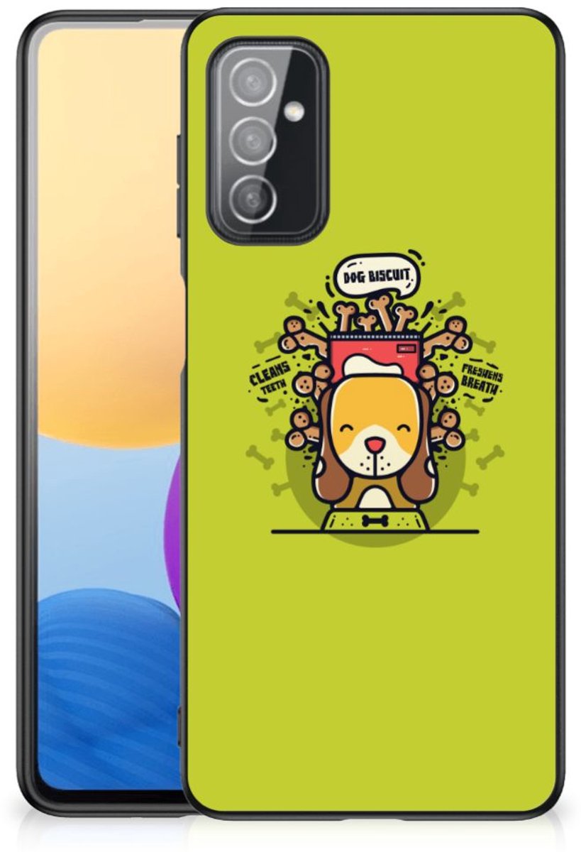 Back Cover voor Samsung Galaxy M52 Hoesje Doggy Biscuit