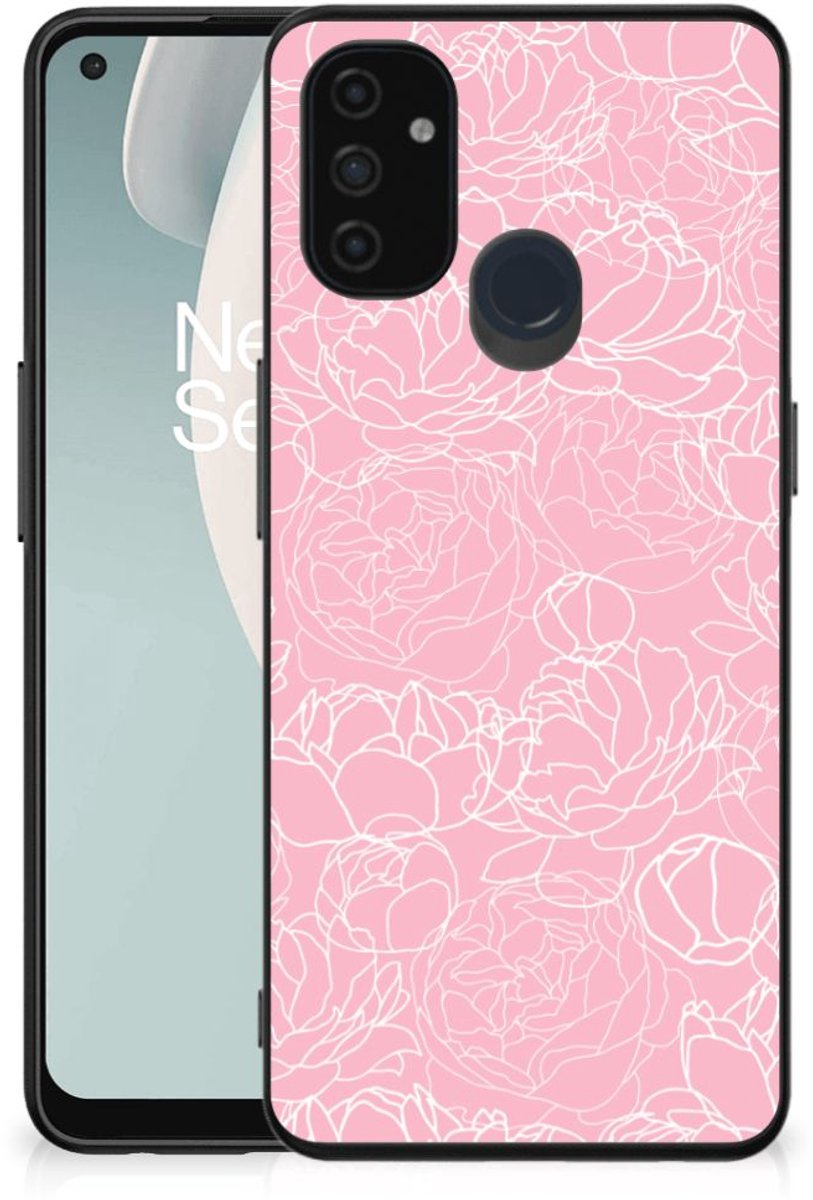 OnePlus Nord N100 Bloemen Hoesje White Flowers