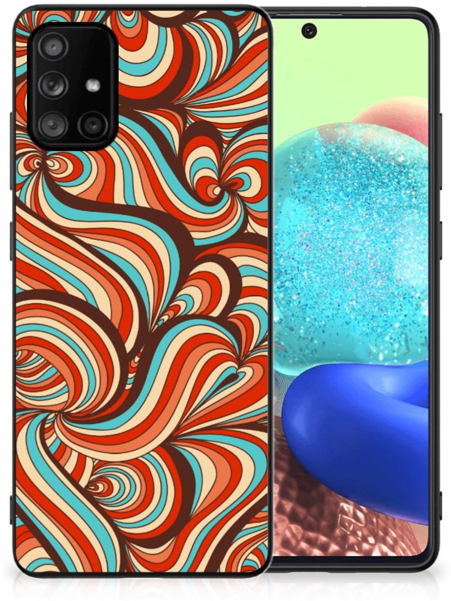 Back Cover voor Samsung Galaxy A71 Leuk Telefoonhoesje Retro