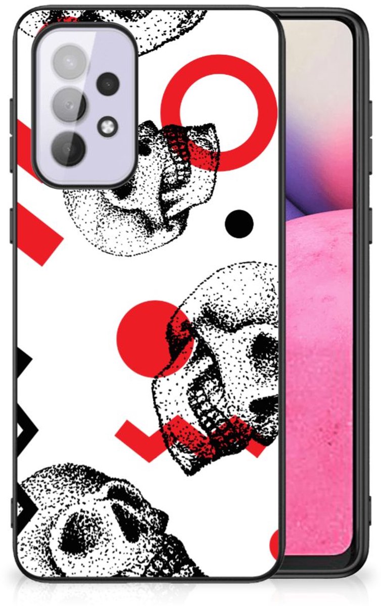 Telefoonhoesje Samsung Galaxy A33 5G Skull Red