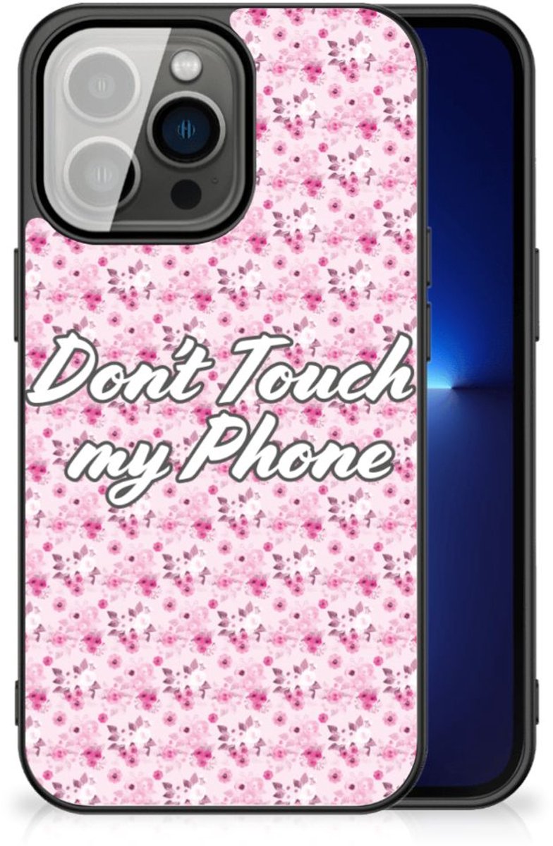 iPhone 13 Pro Telefoon Hoesje Flowers Pink DTMP