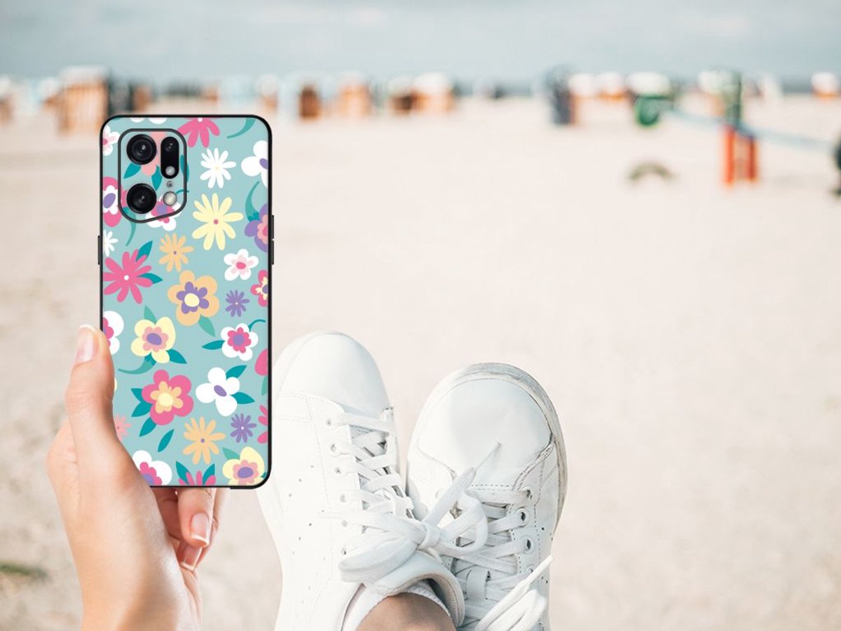 OPPO Find X5 Pro Bloemen Hoesje Flower Power