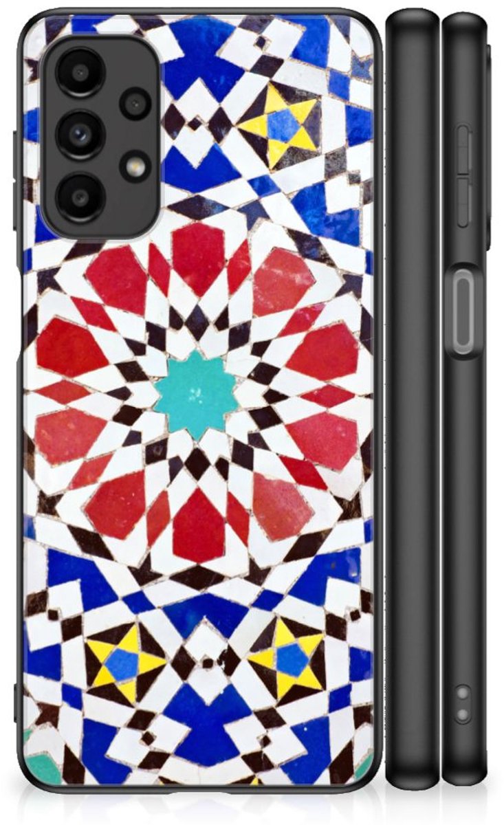 Samsung Galaxy A13 4G Marmeren Print Telefoonhoesje Mozaïek