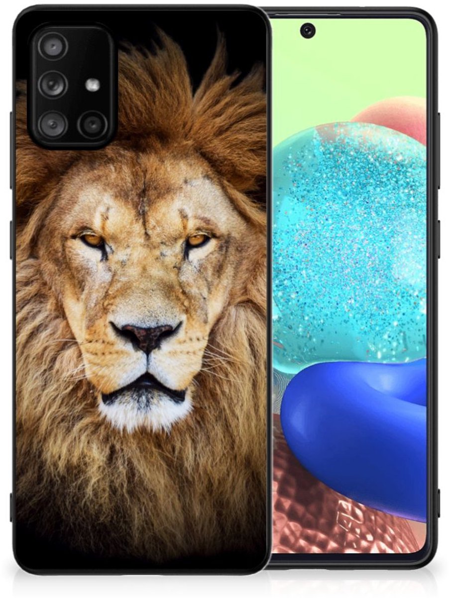 Samsung Galaxy A71 Dierenprint Telefoonhoesje Leeuw
