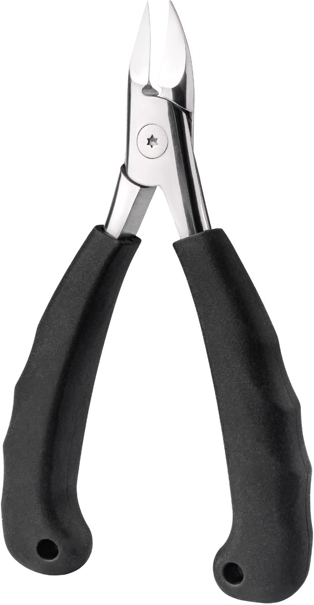 Nageltang Nagelknipper Teennagelknipper Kalknagel - Nageltang voor Harde Teennagels - RVS - Zwart