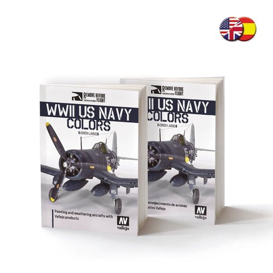 Vallejo Boek - 75024 WWII US Navy Colors - English Boek