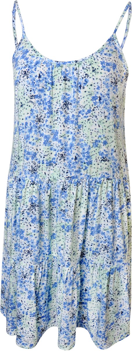 Starry Indigo - Zomerjurken Dames- Korte Strandjurken Ibiza Stijl | Wit | Maat M/38