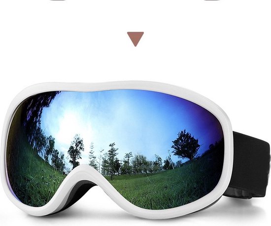 Nixnix® - Skibril Wit - Snowboardbril - UV Beschermend - Multi glas