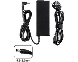 Laptoplader - Voedingsadapter - Adapter - Geschikt voor: Samsung laptop – 19V 4.74A - Oplader - 5.5 x 3.0 mm Plug