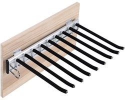 Uittrekbare Broekhouder van Roestvrij Staal voor Ruimtebesparend Kledingkastgebruik