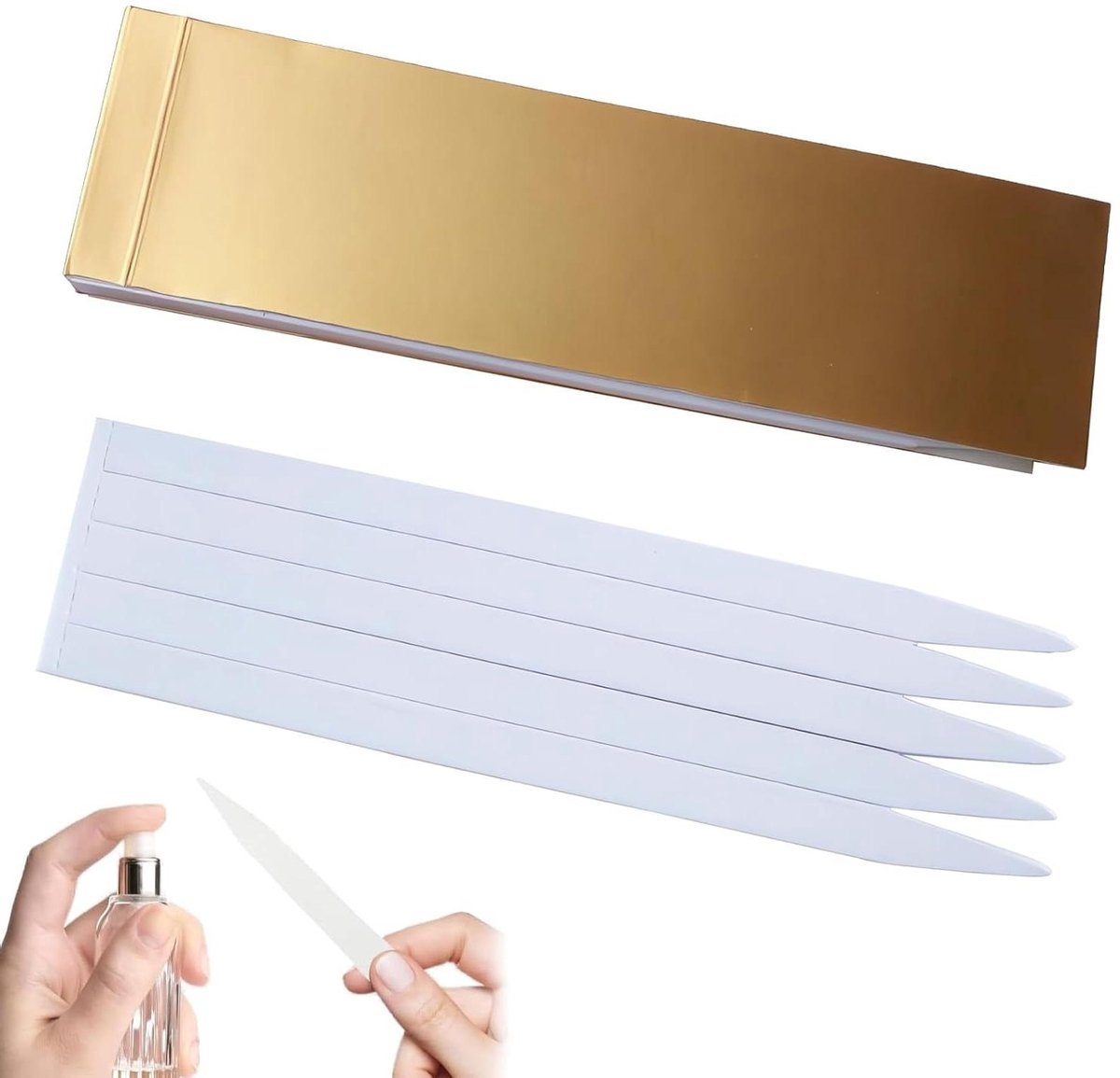 100 stuks aromatherapie teststrips - geurstrookjes voor parfum en essentiële oliën - wegwerpstroken voor het testen van geuren