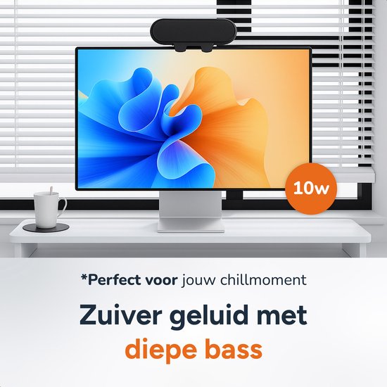 Skoov Soundbar PC - Bluetooth Luidspreker - Gaming Soundbar - PC Speakers - Mini Soundbar - Luidsprekers voor PC - Screenbar van Skoov — afbeelding 4