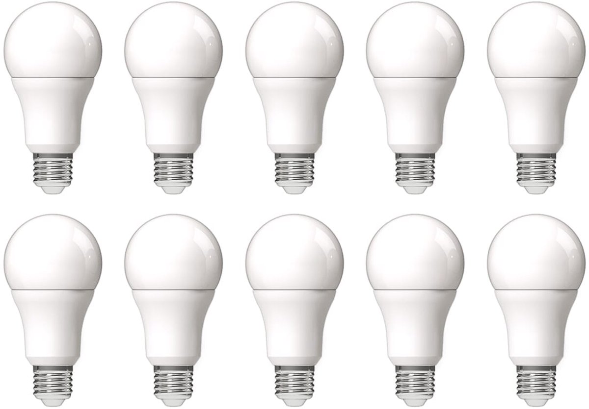 Avide E27 LED Lamp 16W - 2000lm - 4000K - Neutraal Wit - LED Globe A70 - Vervangt 125W Gloeilamp - 10 stuks