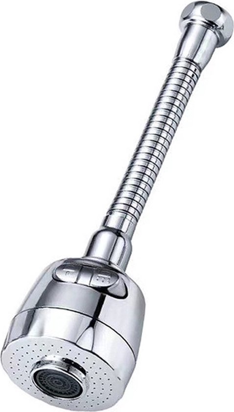 Tuyau flexible pour robinet - Extension - Rotation à 360 degrés - Robinet mobile - Embout de robinet - Tuyau rotatif - Robinet de chasse d'eau économiseur d'eau - Universel - Robinet de cuisine