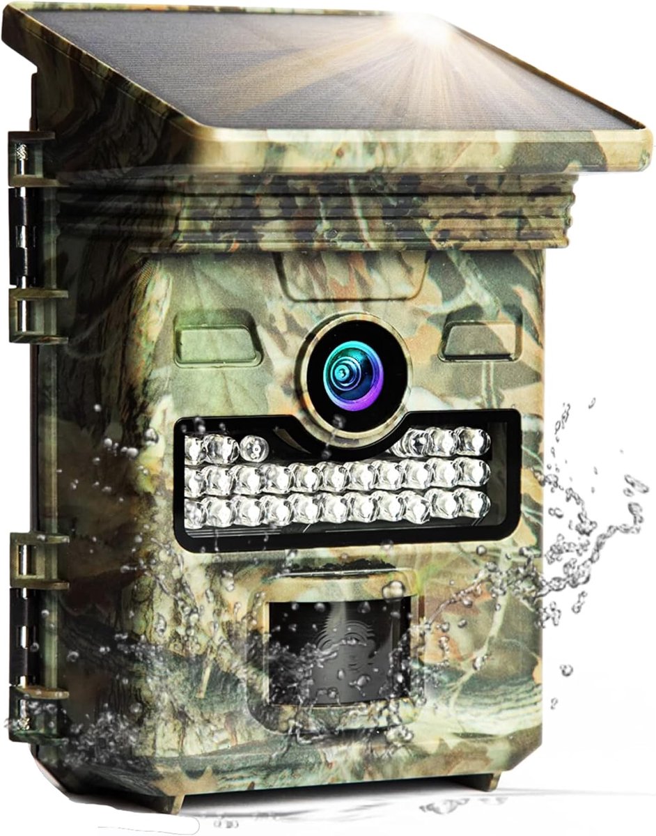 Lexium Wildcamera voor Buiten - Wildcamera met Nachtzicht - WiFi - Hoge Resolutie - Waterdicht - Wild Camera - Premium