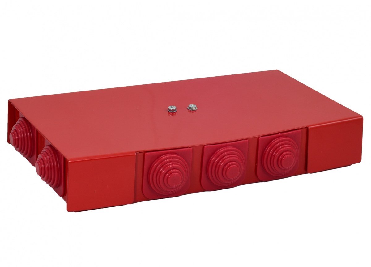 Brandwerende doos, rechthoekig, E90, STANDARD doorvoer 2x3x4mm2, 197x103x30 mm, PIP-2AN P2x3x4