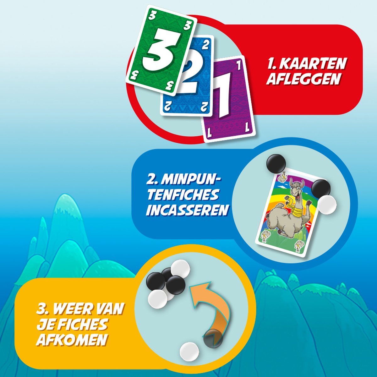 999 Games - LAMA - Vlot Kaartspel - Eenvoudige spelregels - Familiespel - Gezelschapsspel - Educatief spel - Klein cadeautje — afbeelding 5