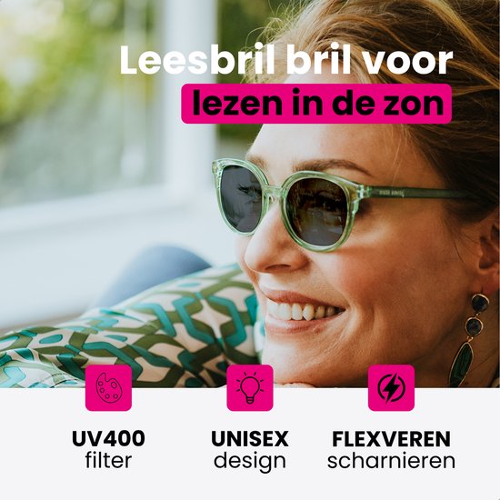 Lunette de lecture Vista Bonita Nova-Salinas Pink-+2.50