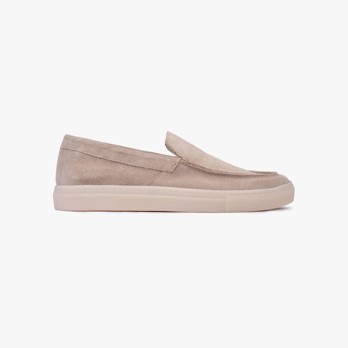 Omnio avrid loafers heren ecru suède