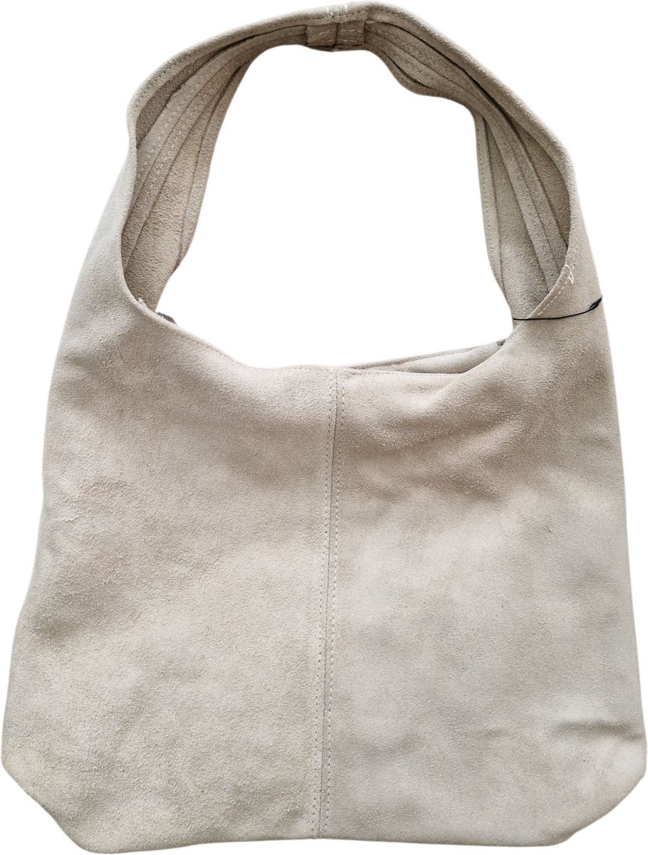 Suede tas Jaimy - Beige