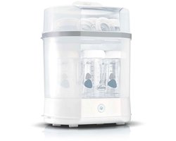 Chicco SterilNatural 3-in-1 Sterilisator - Steriliseert in 5 Minuten met Stoom | Tot 6 Flessen | 0m+