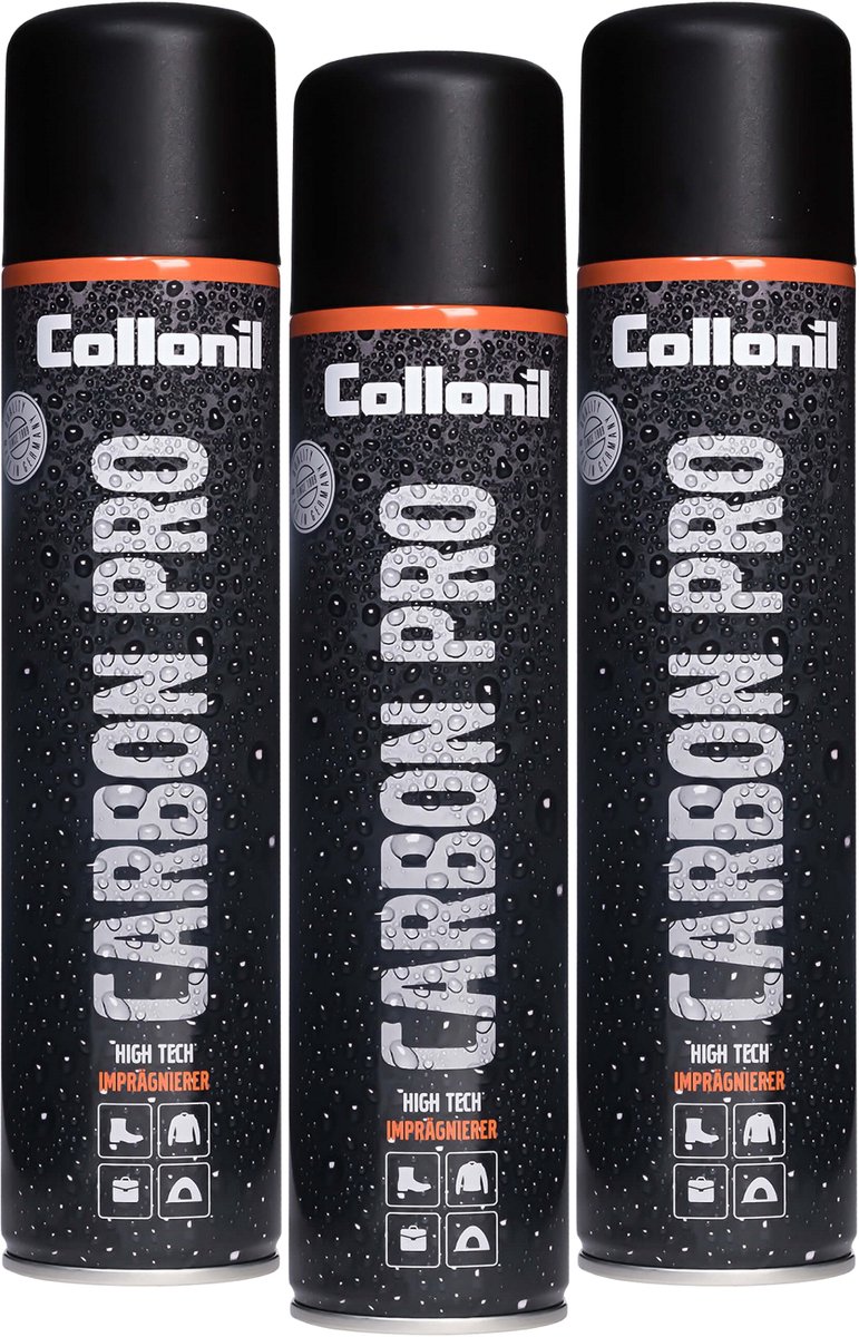 3x Collonil Carbon Pro 300ml - Bulk korting - Kleurloos - 900ml