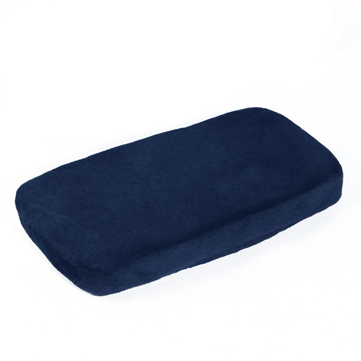 Set van 2 armleuningkussens, ergonomische armleuningkussens van traagschuim voor kantoorstoelen, comfortabele armleuninghoezen voor gamingstoelen ter verlichting van de druk op ellebogen en onderarmen, rekbare pasvorm,Marineblauw