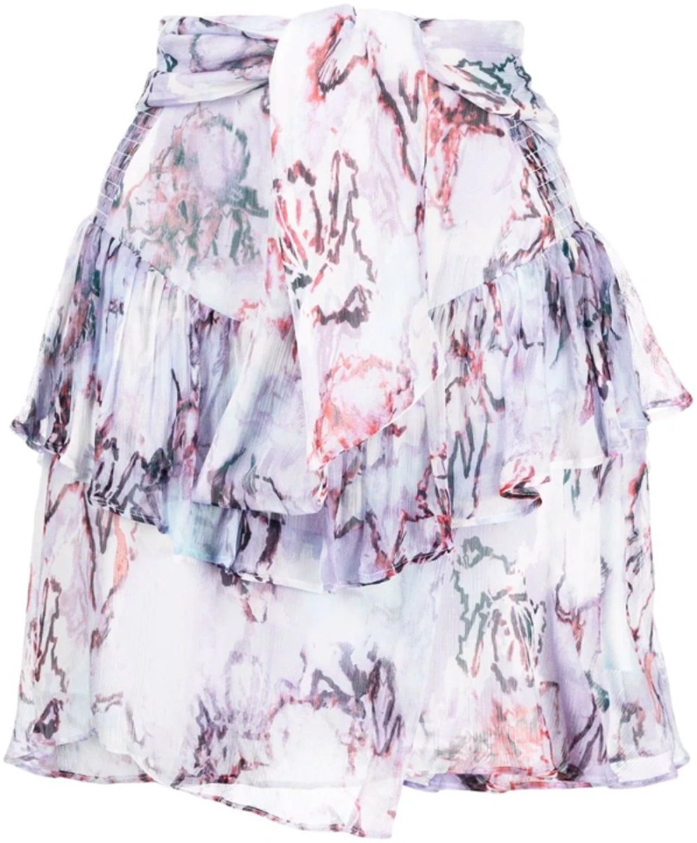 IRO • lila mini rok Joric • maat 34