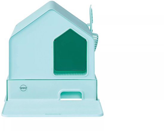 Quapas! Kattenbak Huis - Mint Groen - 46x44x48cm