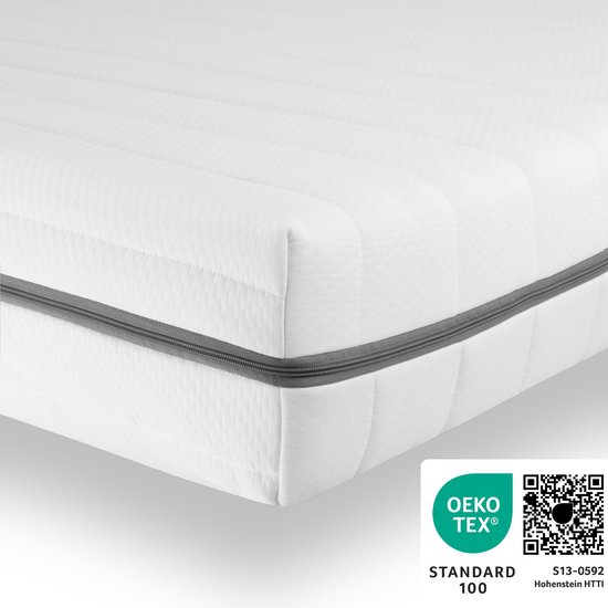 Matelas 120x200 - 7 zones - matelas orthopédique - mousse froide - matelas moyenne - 15cm