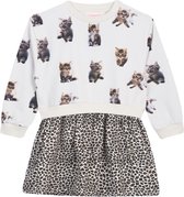 Someone WILLA-SG-52-G Meisjes Jurk - DARK ECRU
