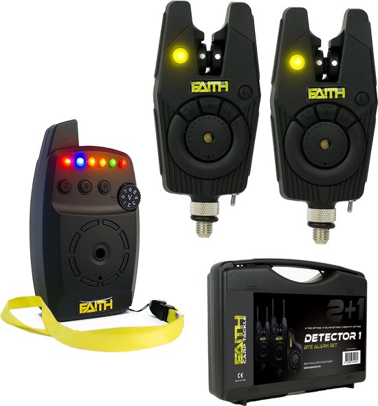 Set d'alarme de morsure Faith Detector 2+1 | dans un étui robuste