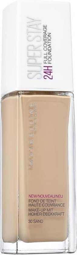 Maybelline SuperStay 24H Full Coverage Foundation 30 Sand