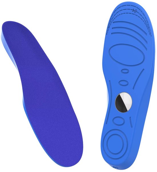 SULPO 3 paar gesanimeerde inlegzolen - inlegzolen tegen voetgeur - zachte latex schoeninlegzolen met katoenen laag - inzetstukken om op maat te snijden - inlegzolen tegen zweetvoeten