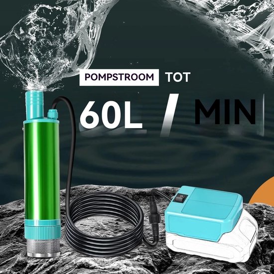 Taskstar Dieselpomp accu 45 l/min, 21 V elektrische brandstofpomp set met 2 x 4,0 Ah accu, draagbare oliepomp met auto-shut-off mondstuk, 2 x 2 m slang voor diesel, kerosine