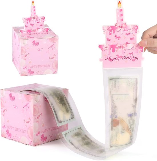 Verjaardagsverrassingsdoos Doe-het-zelf Geldcadeau Geschenkdoos Voor Happy Birthday Voor Kinderen En Volwassenen Ouders En Liefdevolle Mensen